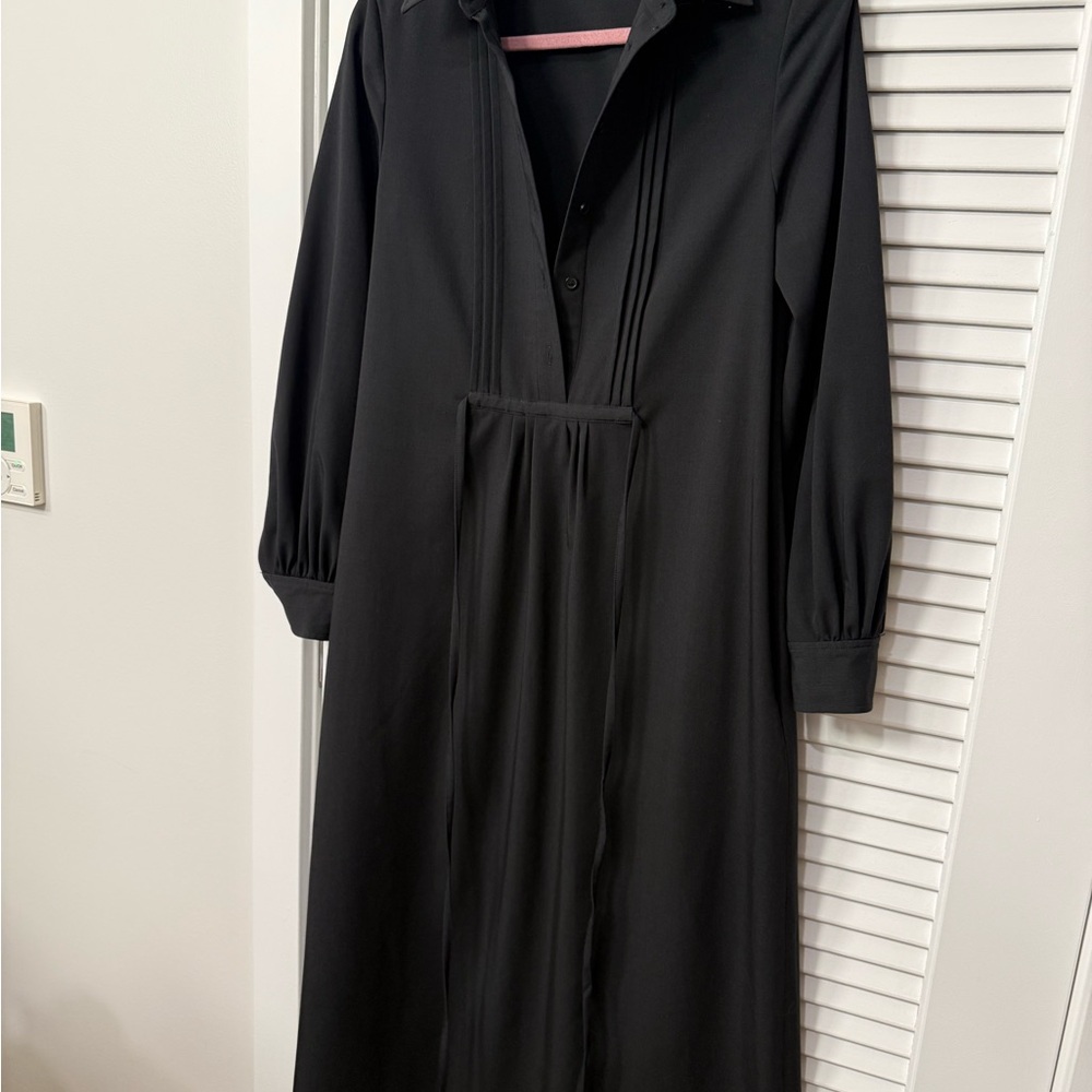 Zara Black Long Sleeve Dress